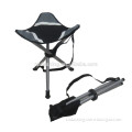 Outdoor hiking fishing portable pocket folding chair small stool with 3 legs